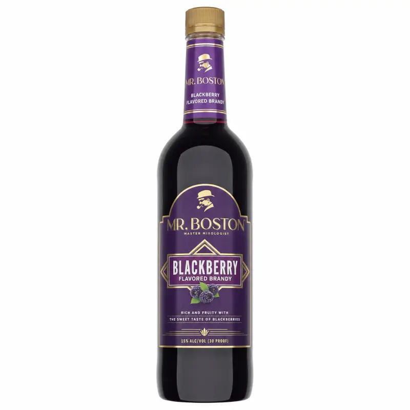 Mr. Boston Blackberry Flavored Brandy 1L